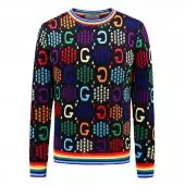 pull gucci pas cher homme pull col rond maille g jacquard